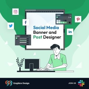 Social Media Post Design: Social Media Banner and Post Designer
