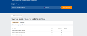 Improve Website Ranking