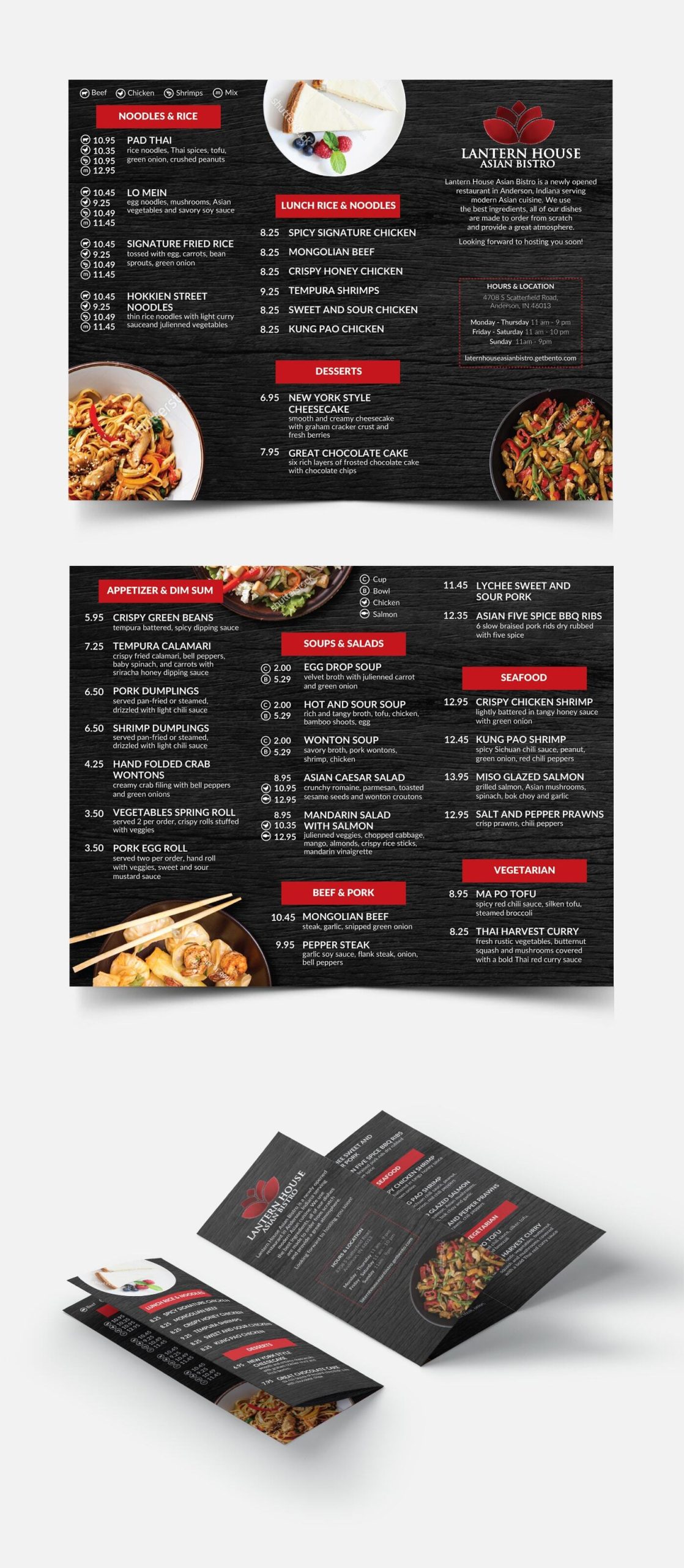 Restaurent Menu Design 1