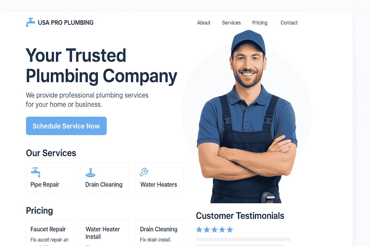 SEO-Optimised Plumbing Websites