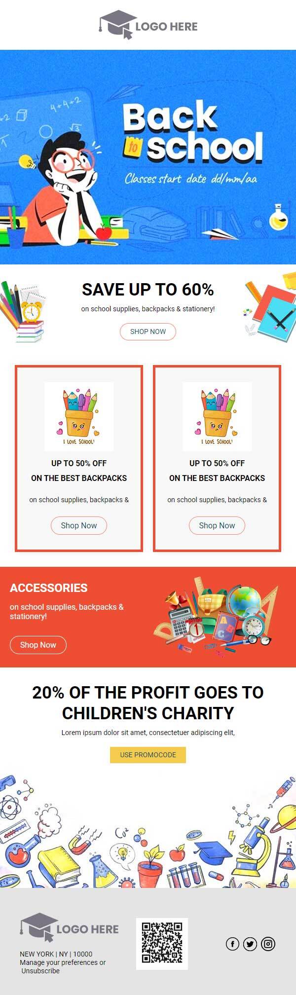 Education Kids 1 Email Template