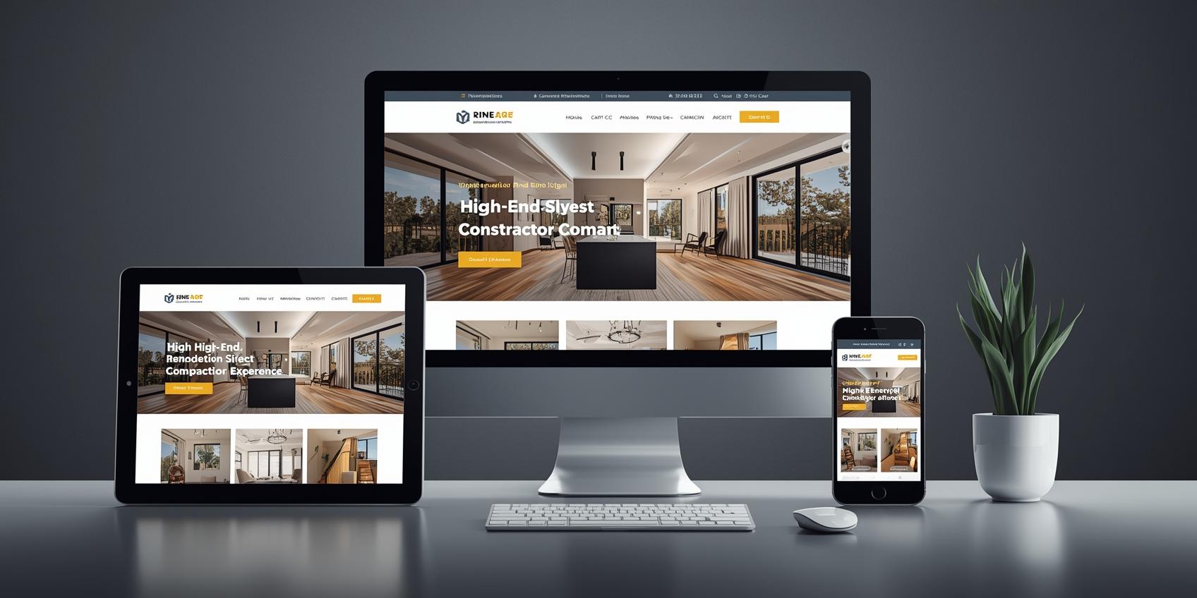 Custom UIUX Design for Contractor
