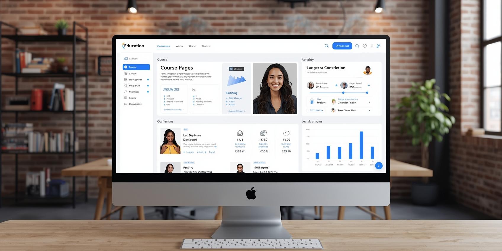 Professional Industrial Website Design for Modern Education