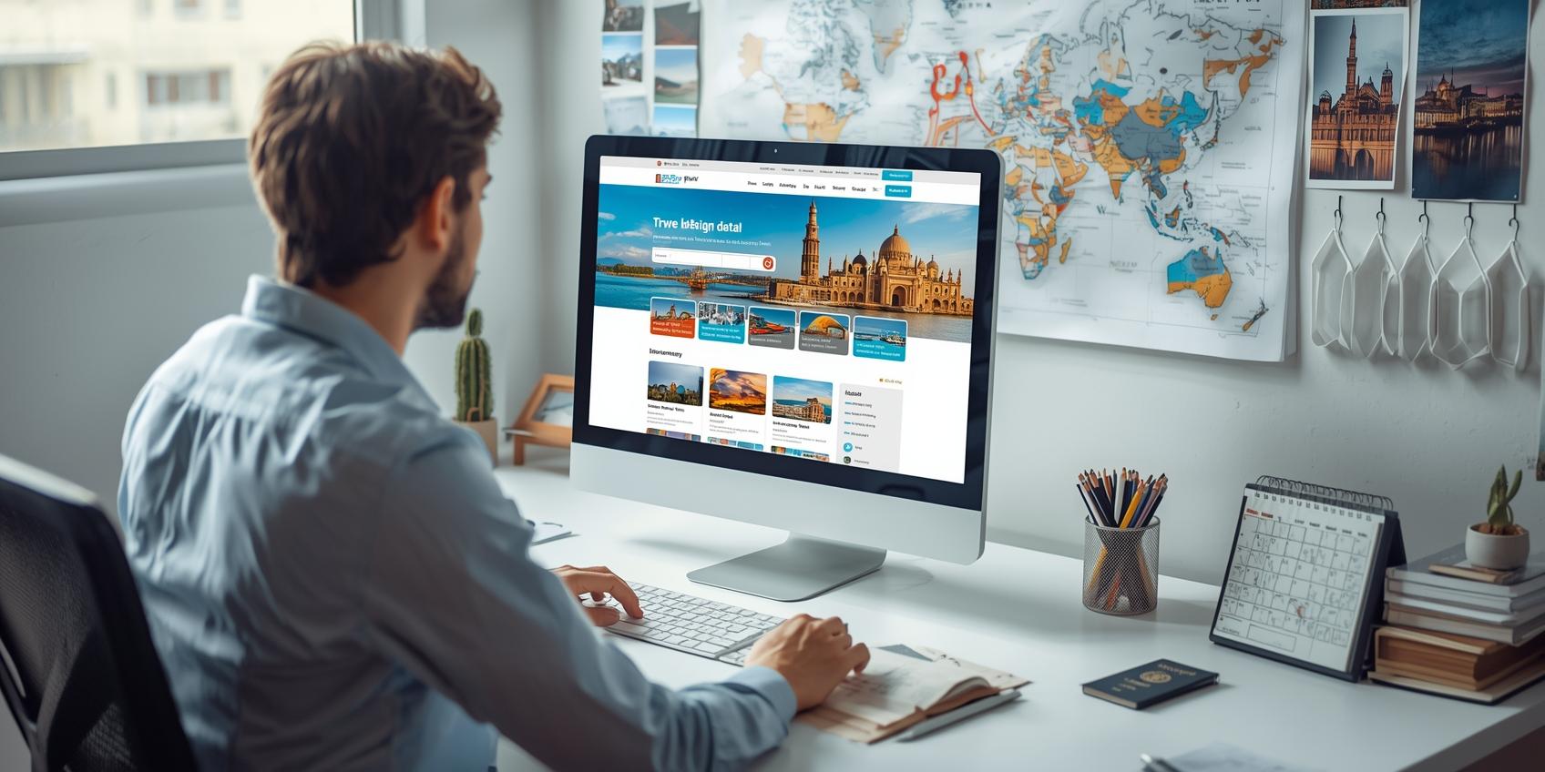 Professional Website Design company for tour travel agency