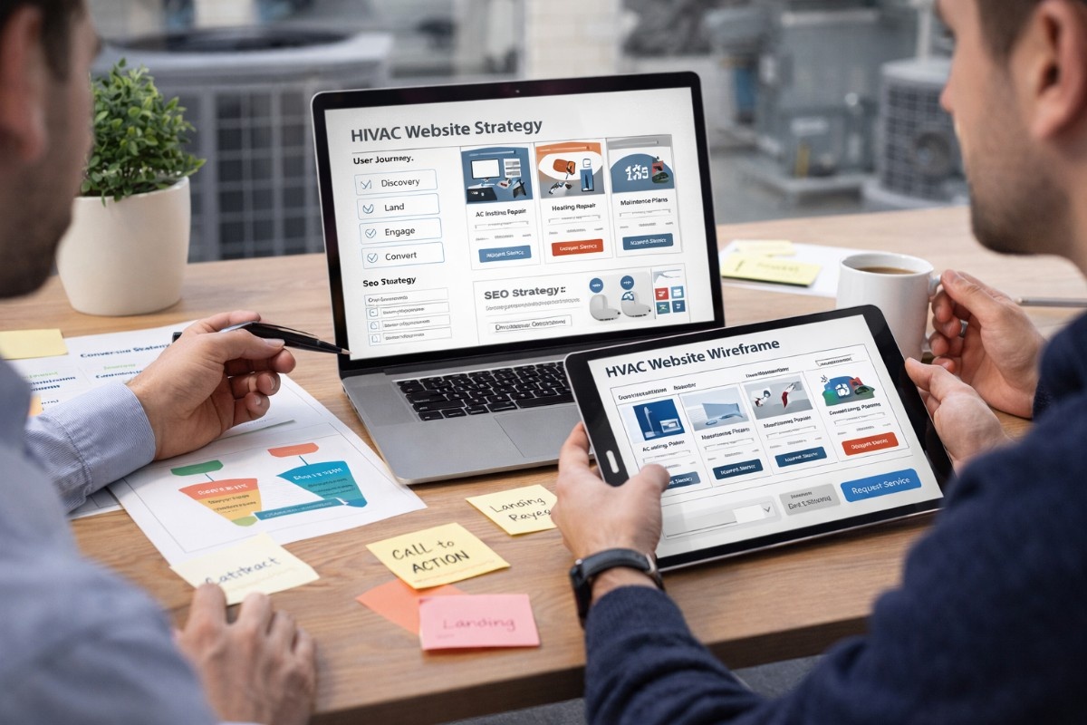 Local HVAC Website Design Company Strategy for U.S. Markets