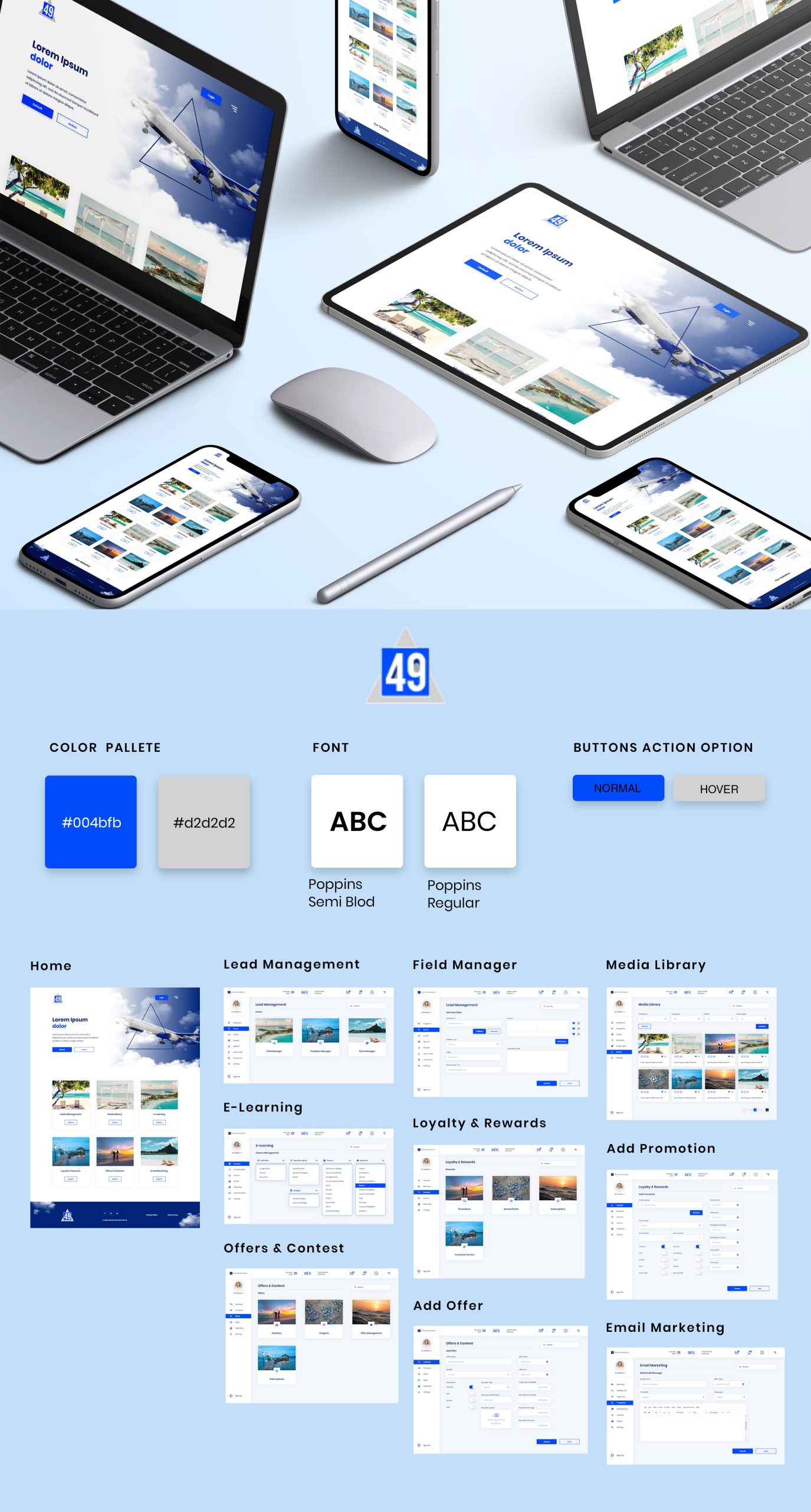 North 49 Web App Design