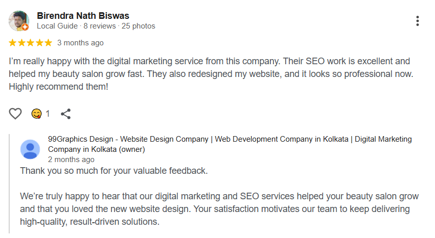 clients feedback