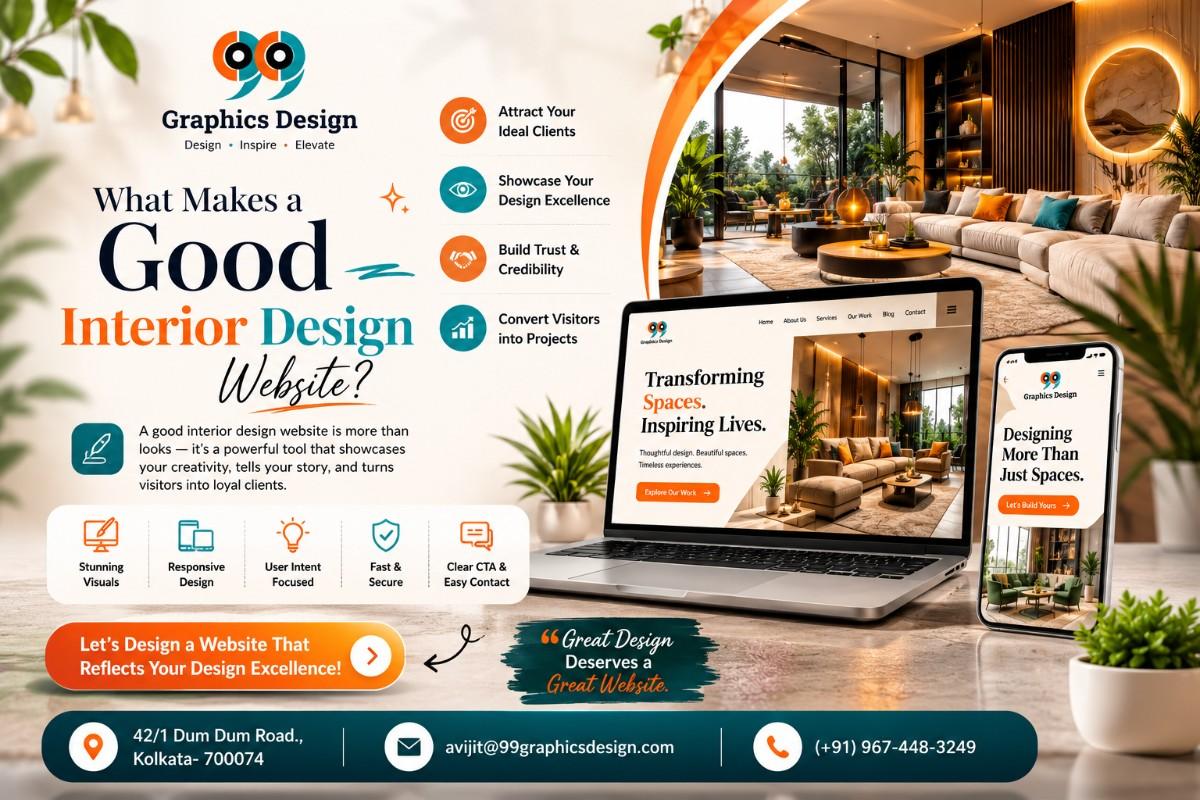 interior designer website design company in Kolkata
