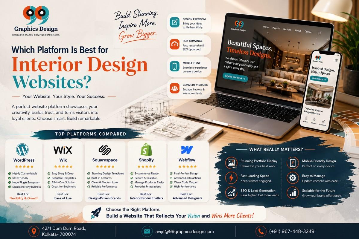 custom websites for interior designers in Kolkata