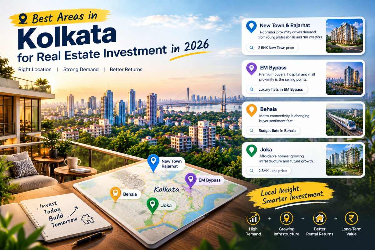 Best Areas in Kolkata for Real Estate Investment in 2026