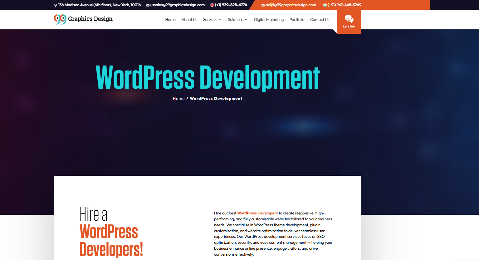 99graphics design is a leading eCommerce development company in Hyderabad